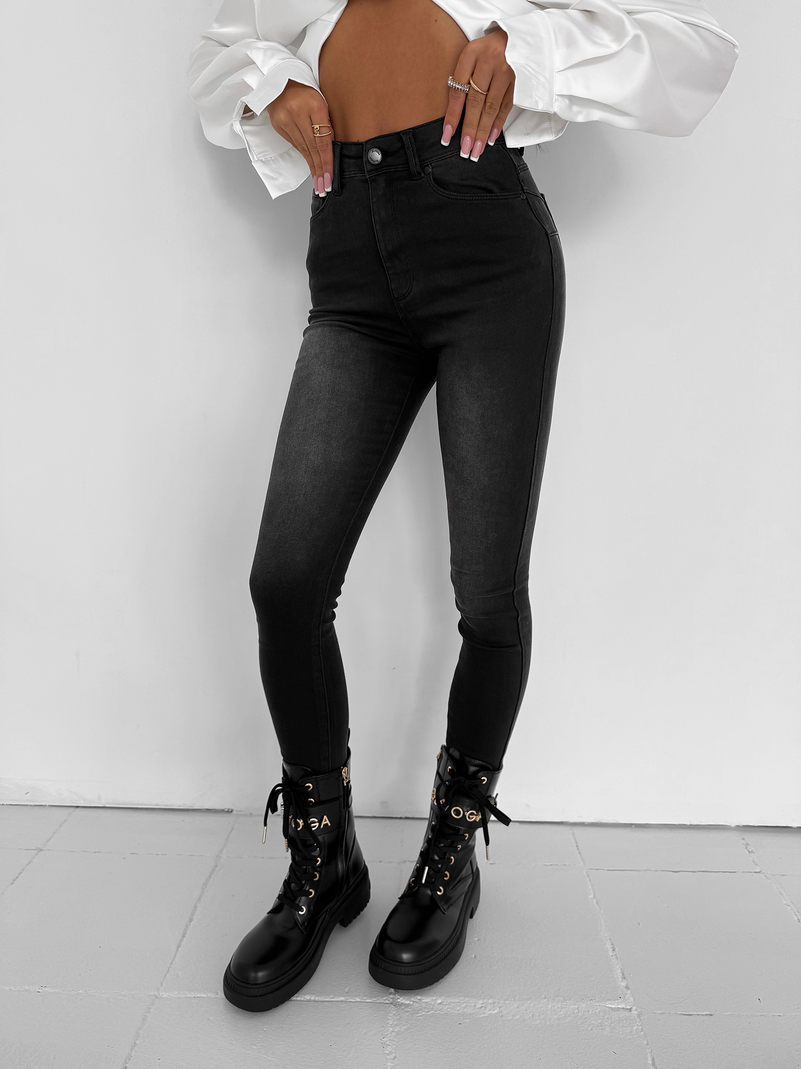 Spodnie damskie OLAVOGA VIO szare