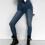 Spodnie damskie OLAVOGA VIO niebieskie