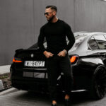 Sweter męski OLAVOGA MEW czarny