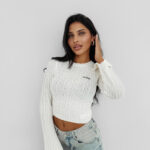 Sweter damski OLAVOGA ZIRRA ecru