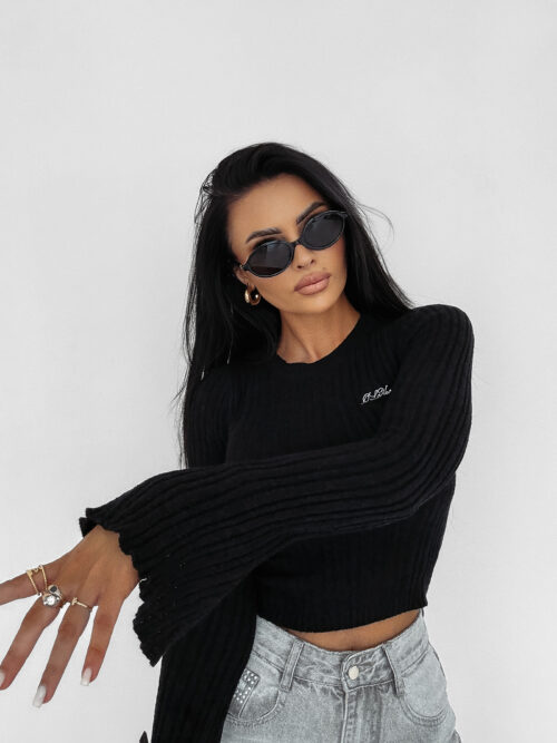 Sweter damski OLAVOGA ZIRRA czarny