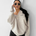 Sweter damski OLAVOGA ZOTO beżowy