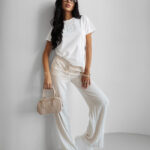 T-shirt damski OLAVOGA LOE ecru