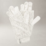 Rękawiczki damskie OLAVOGA DENIA ecru