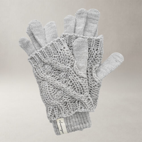 Rękawiczki damskie OLAVOGA DENIA szare