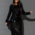 Sukienka wąska NB Apocale czarna