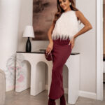 Bluzka włochata Politeo ecru