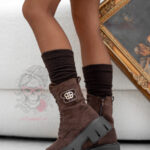 Workery zamszowe Balcia III brązowe