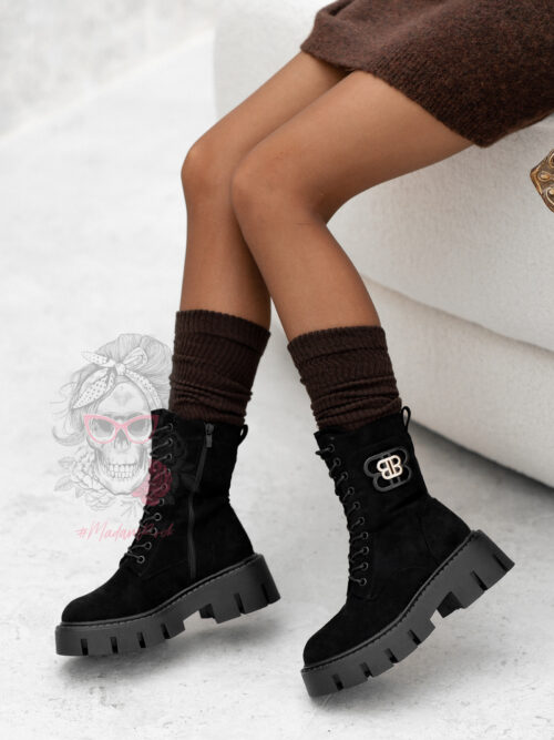 Workery zamszowe Balcia III czarne