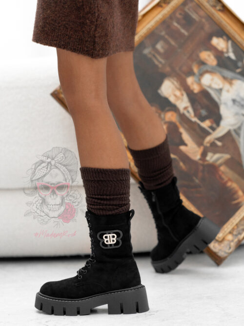 Workery zamszowe Balcia III czarne