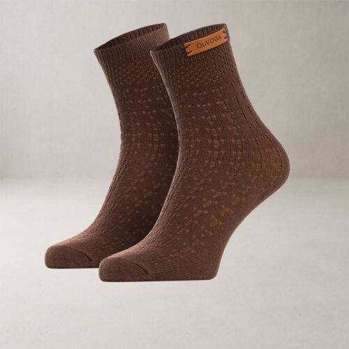 Skarpetki damskie OLAVOGA TOLEDO brązowe