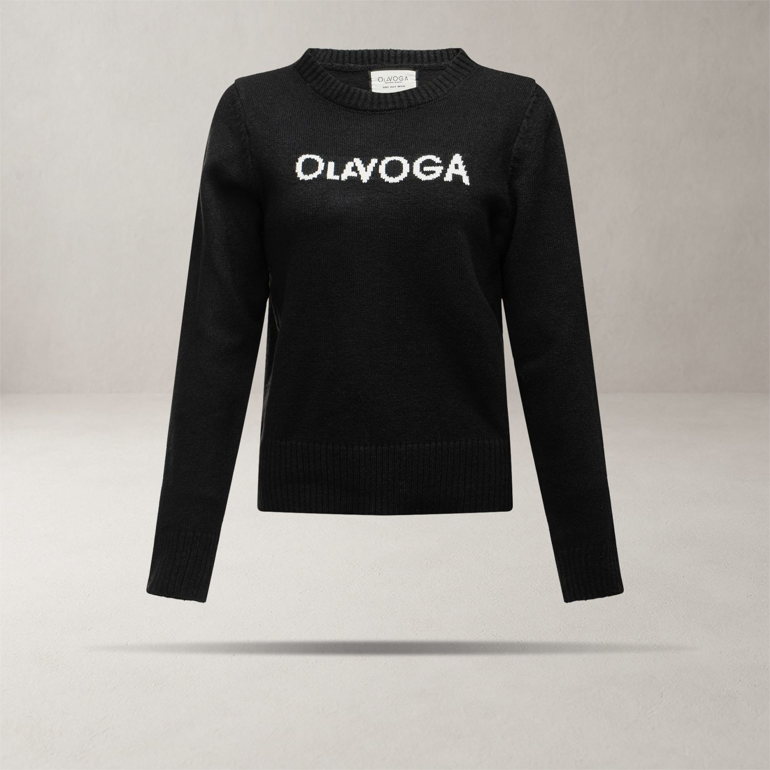 Sweter damski OLAVOGA ZAIO czarny