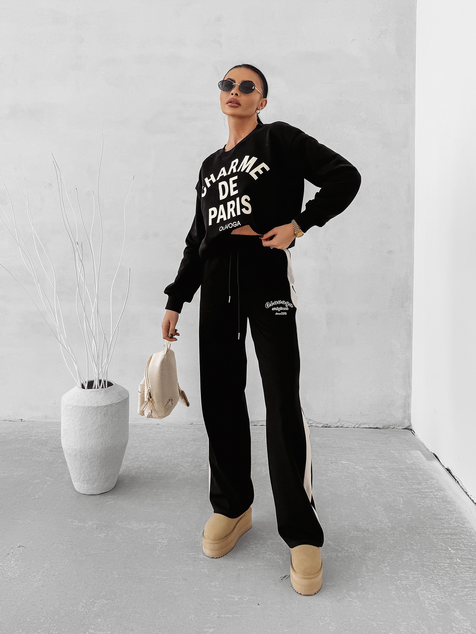 Bluza damska OLAVOGA CHARME czarna