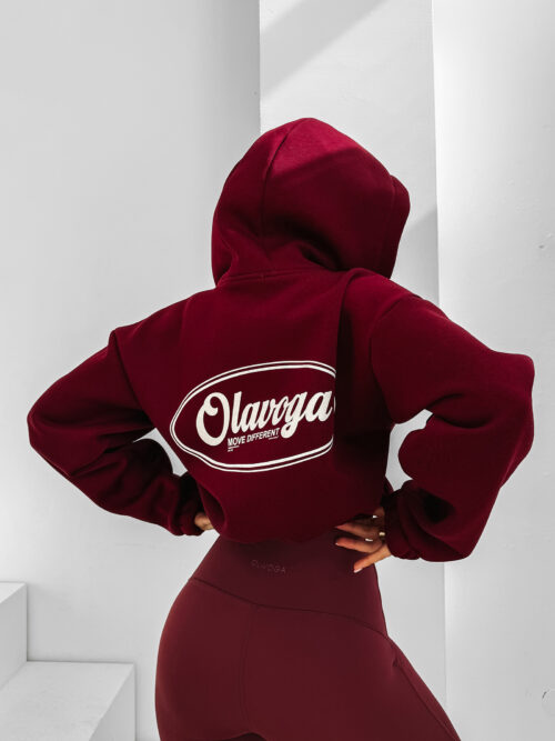 Bluza damska OLAVOGA CREATIVA bordowa