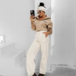 Bluza damska OLAVOGA CREATIVA beżowa