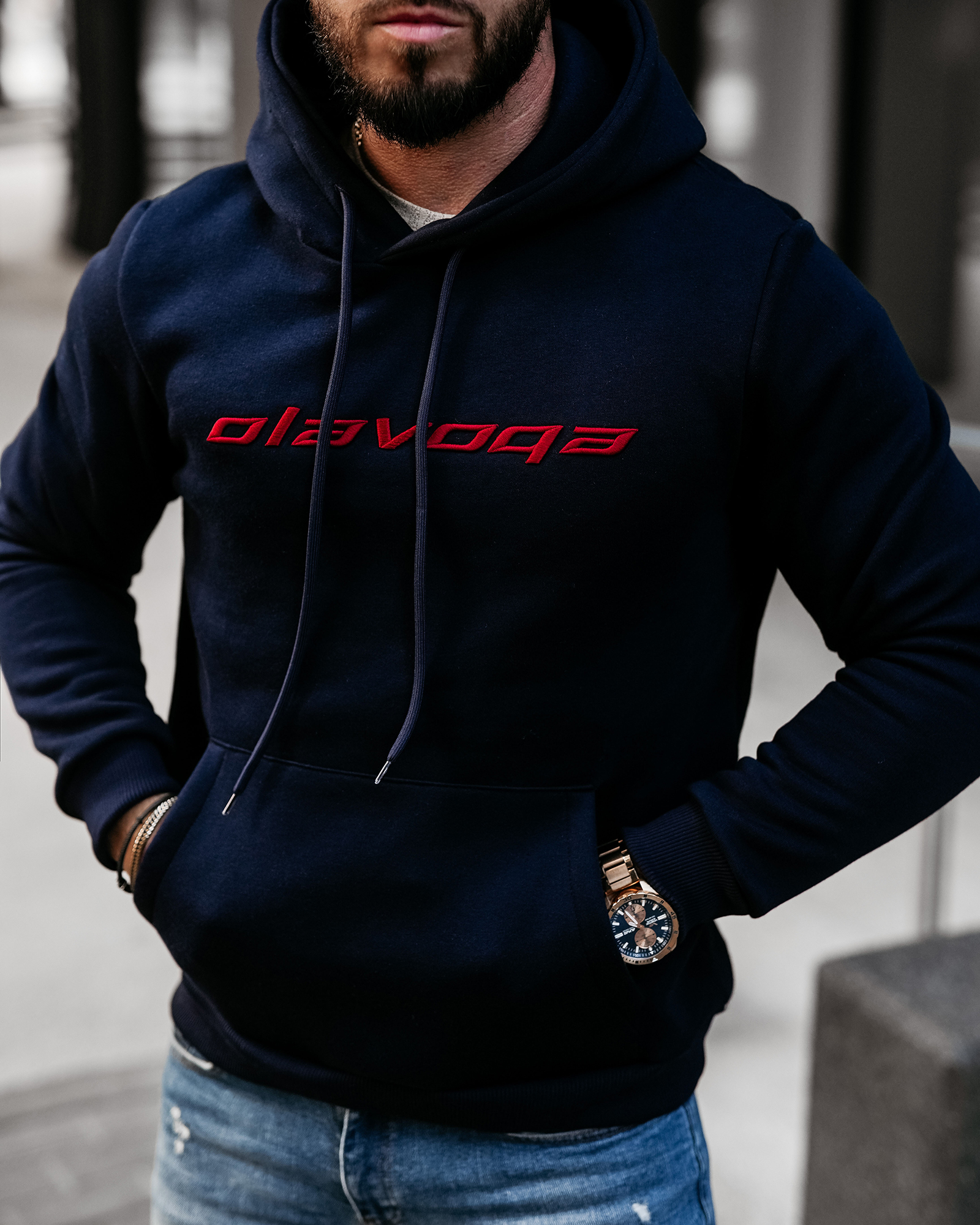 Bluza męska OLAVOGA SPRINT granatowa