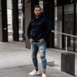 Bluza męska OLAVOGA SPRINT granatowa