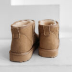 Śniegowce damskie OLAVOGA CRUSHY beżowe