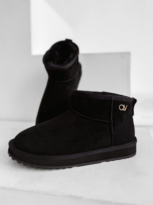 Śniegowce damskie OLAVOGA CRUSHY czarne