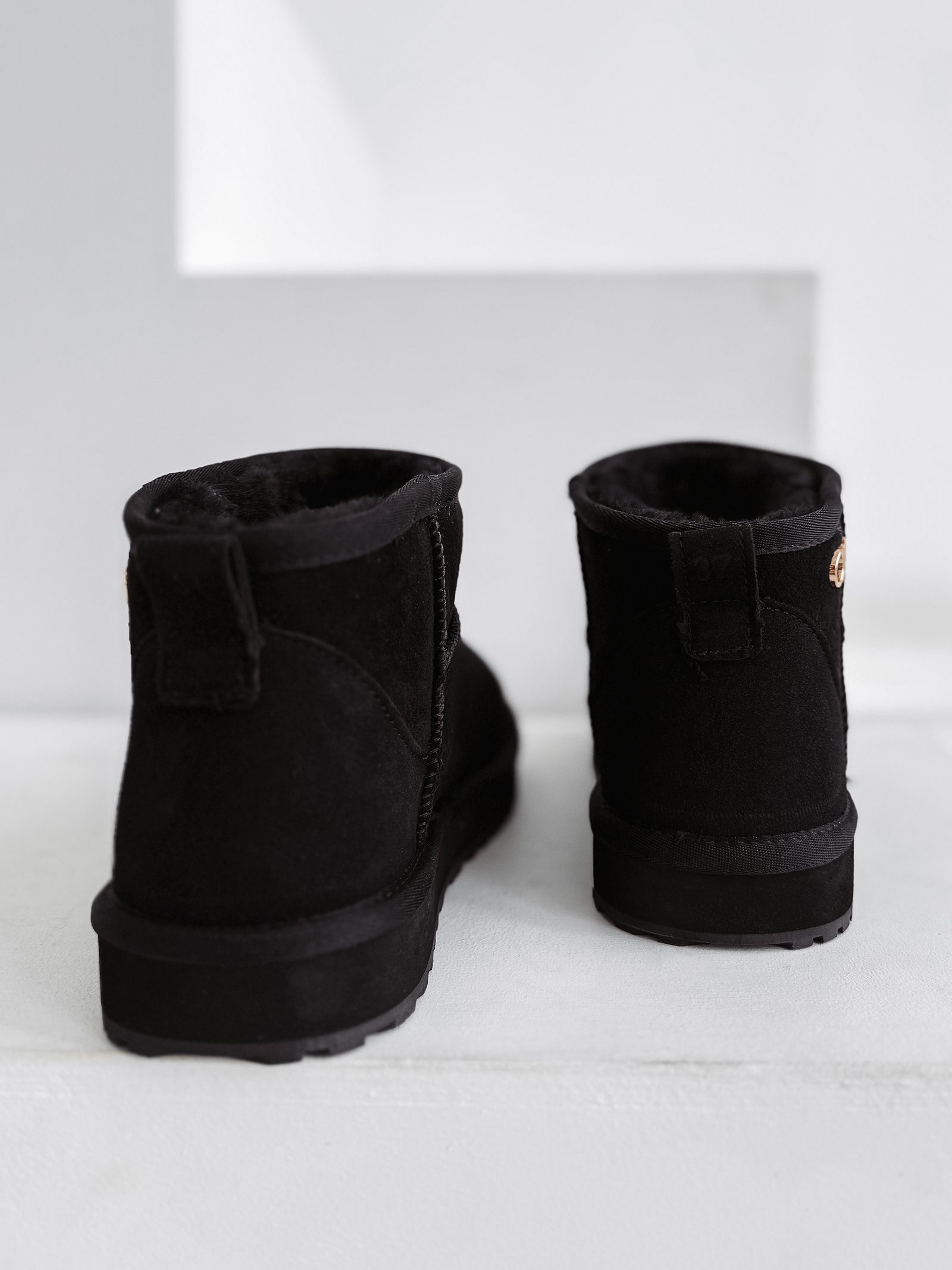 Śniegowce damskie OLAVOGA CRUSHY czarne