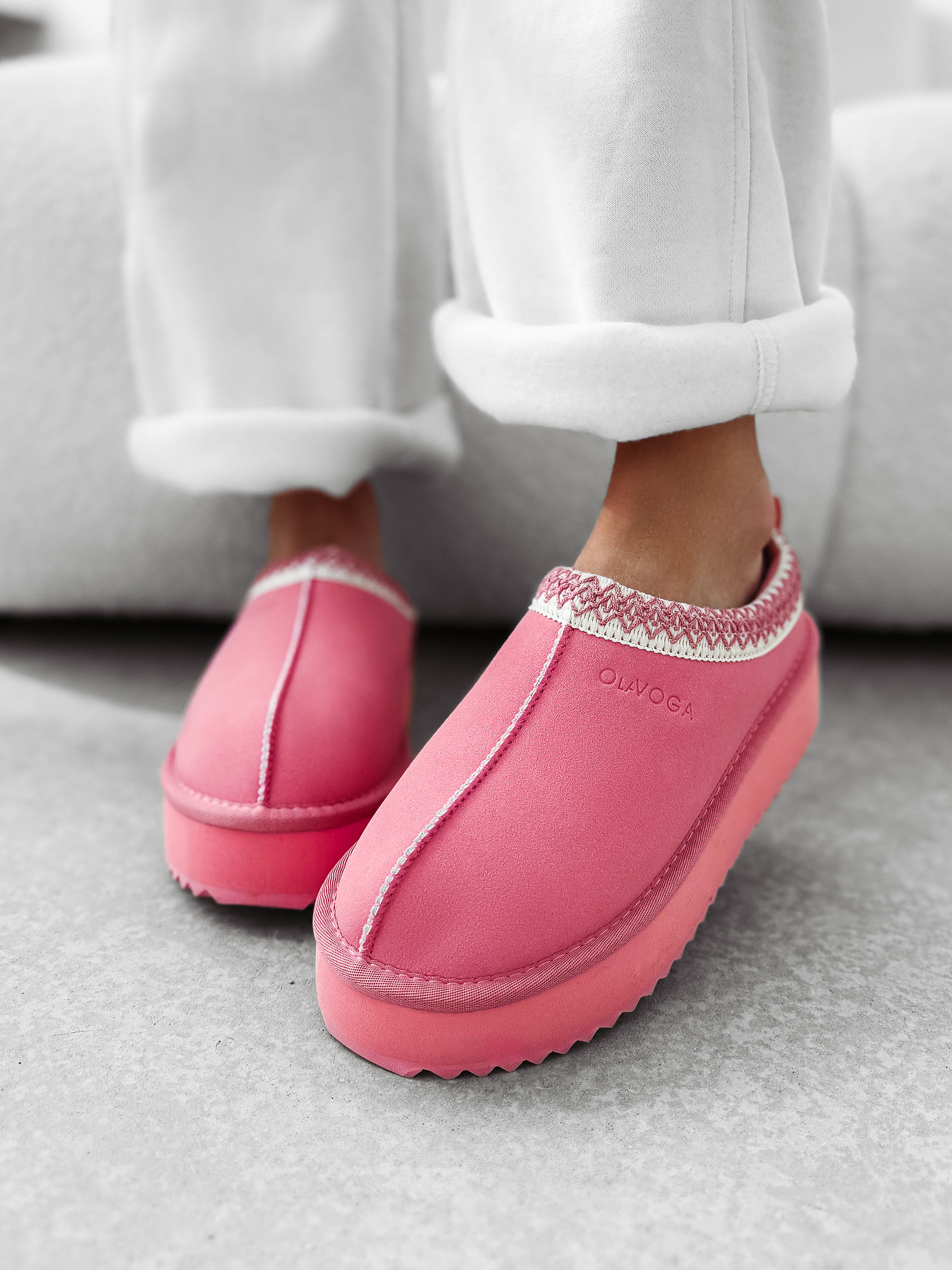 Buty damskie OLAVOGA CUSIE różowe