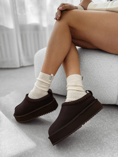 Buty damskie OLAVOGA CUSIE brązowe