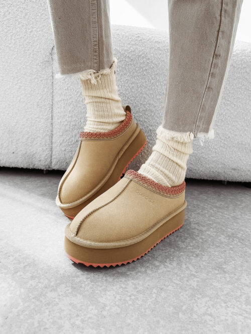 Buty damskie OLAVOGA CUSIE beżowe