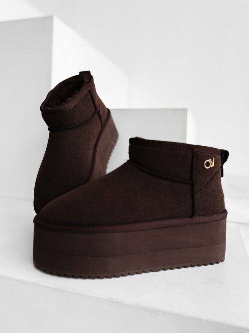 Buty damskie OLAVOGA MISTY brązowe