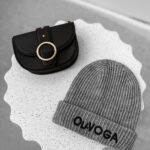 Czapka dzianinowa OLAVOGA FIOLITO szara