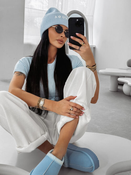 Czapka damska OLAVOGA MEDINA niebieska