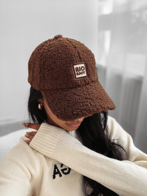 Czapka z daszkiem OLAVOGA SAAL brązowa