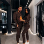 Komplet damski OLAVOGA MATCHY dresowy brązowy