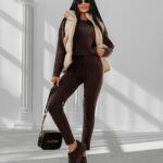 Kamizelka damska OLAVOGA RAIN beżowa