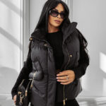 Kamizelka damska OLAVOGA RAIN czarna