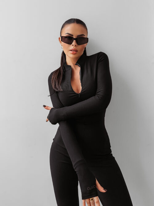 Kombinezon damski OLAVOGA TIMELESS EMBER czarny