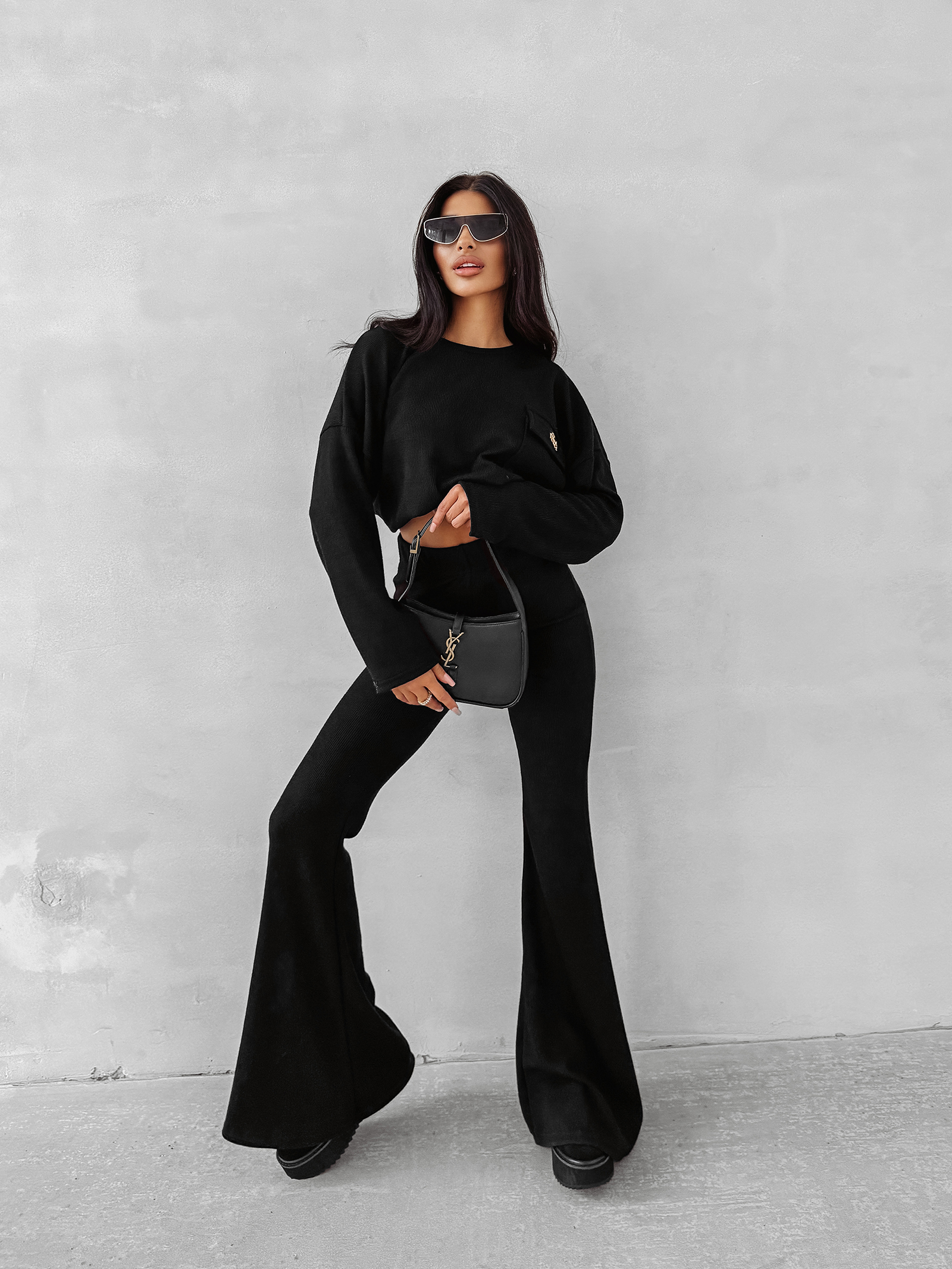 Komplet damski OLAVOGA AURIC czarny