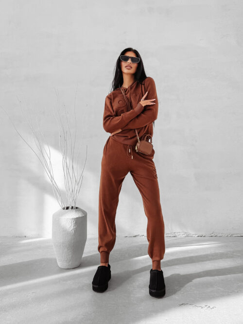 Komplet damski OLAVOGA BOSSIE jasnobrązowy