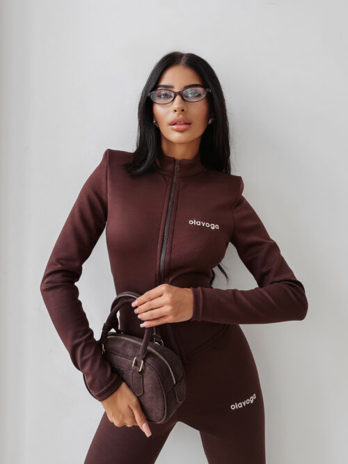 Komplet damski OLAVOGA MOCHA DESERT brązowy