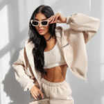 Komplet damski OLAVOGA SUMELY latte