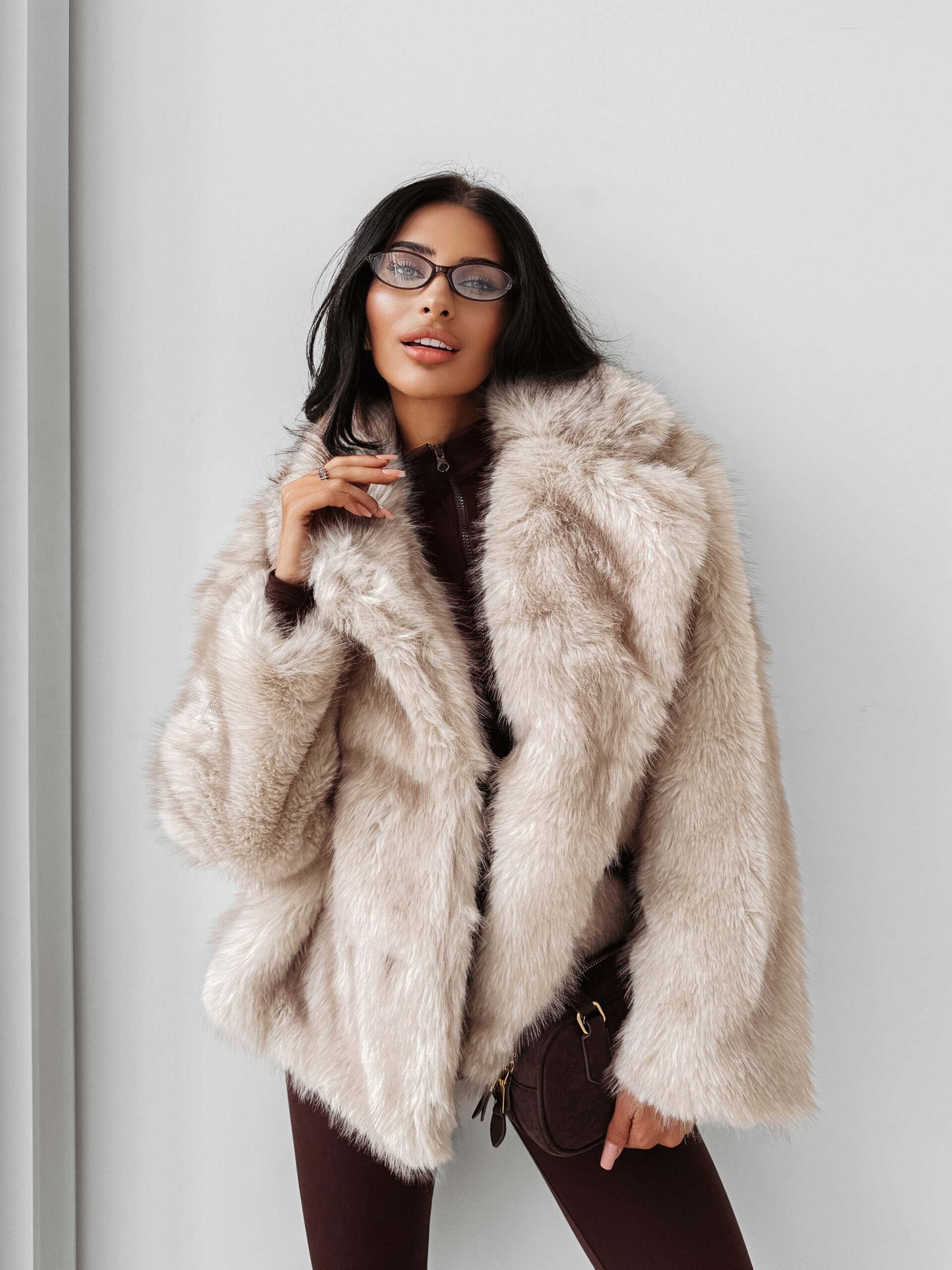 Kurtka damska OLAVOGA CUAR beżowa