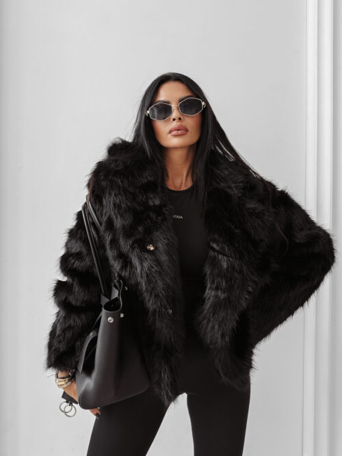 Kurtka damska OLAVOGA CUAR czarna