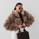 Kurtka damska OLAVOGA LANIKA beżowa