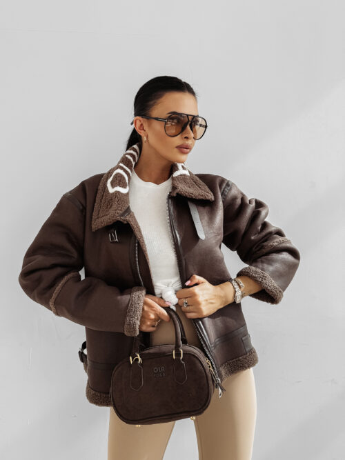 Kurtka damska OLAVOGA LENNOX brązowa