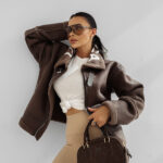 Kurtka damska OLAVOGA LENNOX brązowa