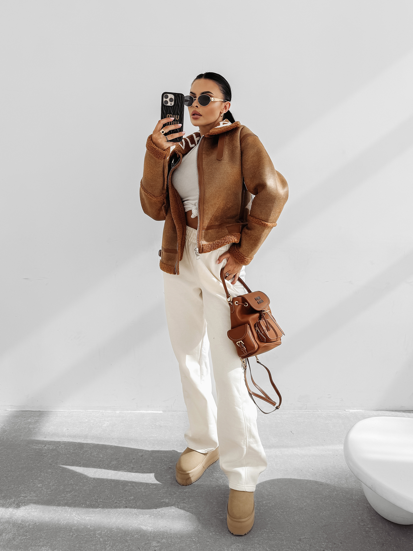 Kurtka damska OLAVOGA LENNOX karmelowa