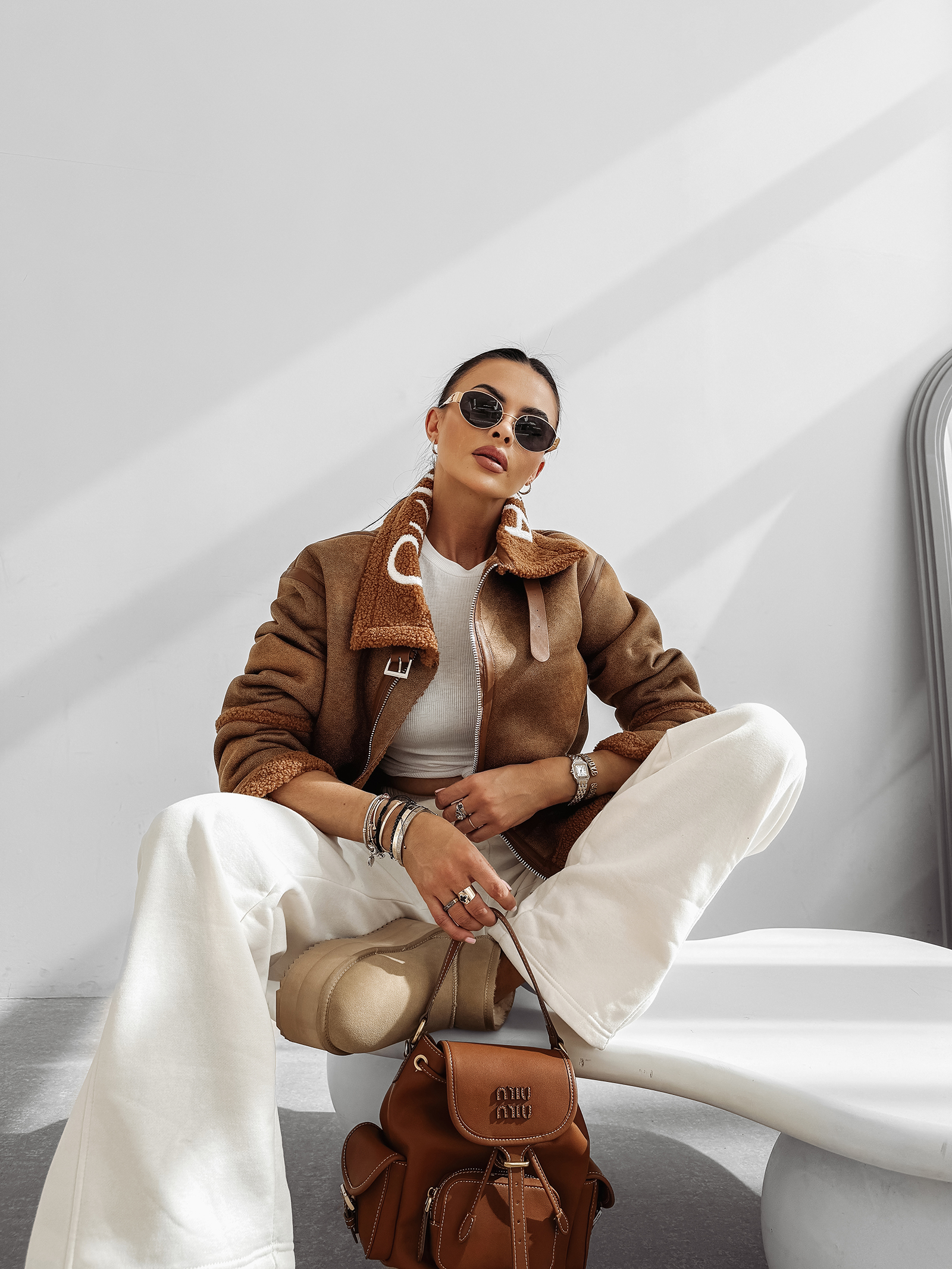 Kurtka damska OLAVOGA LENNOX karmelowa