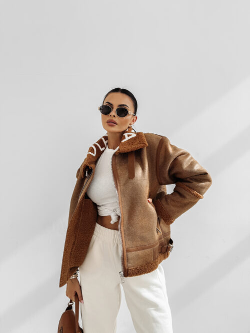 Kurtka damska OLAVOGA LENNOX karmelowa