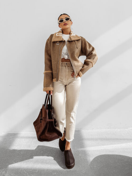 Kurtka damska OLAVOGA LENNOX beżowa