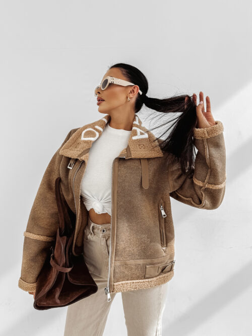 Kurtka damska OLAVOGA LENNOX beżowa