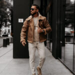 Kurtka męska OLAVOGA LENNOX MEN beżowa